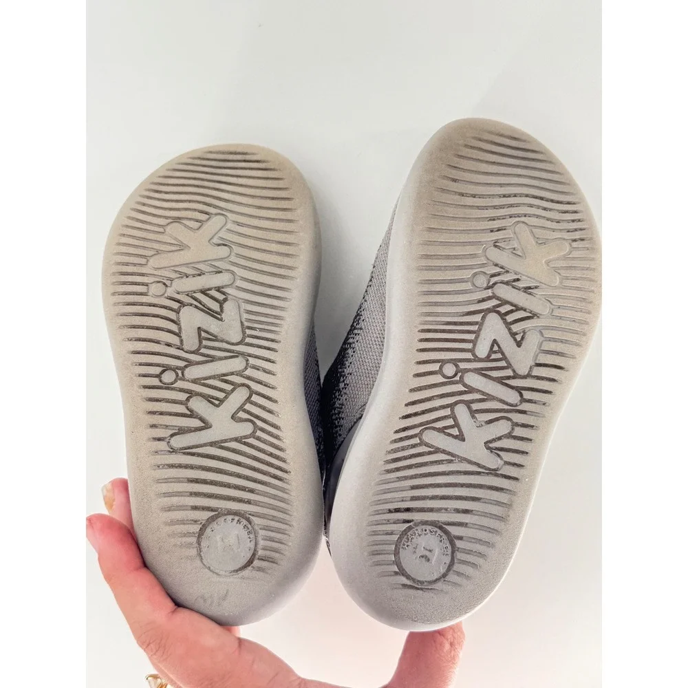 Kizik‎ Hands-free Sneakers Toddler 11C Athens Grey Knit Slip On